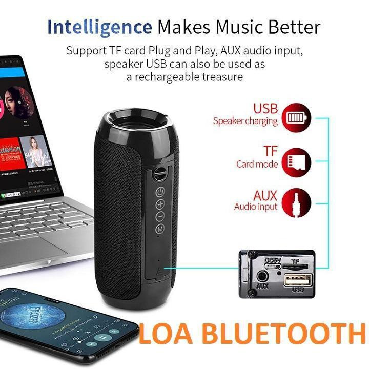 [HCM][BIG SALE 50%] Loa Bluetooth T&G 117 loa bluetooth loa bluetooth mini loa bluetooth cao cấp loa bluetooth mini giá rẻ - [HAKOCHI TECK]