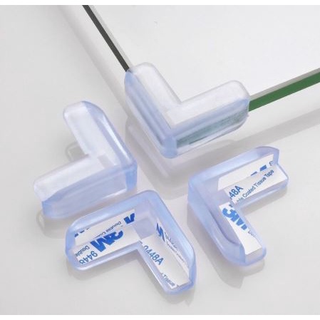 Set 4 bịt cạnh bàn silicon bảo vệ an toàn cho bé