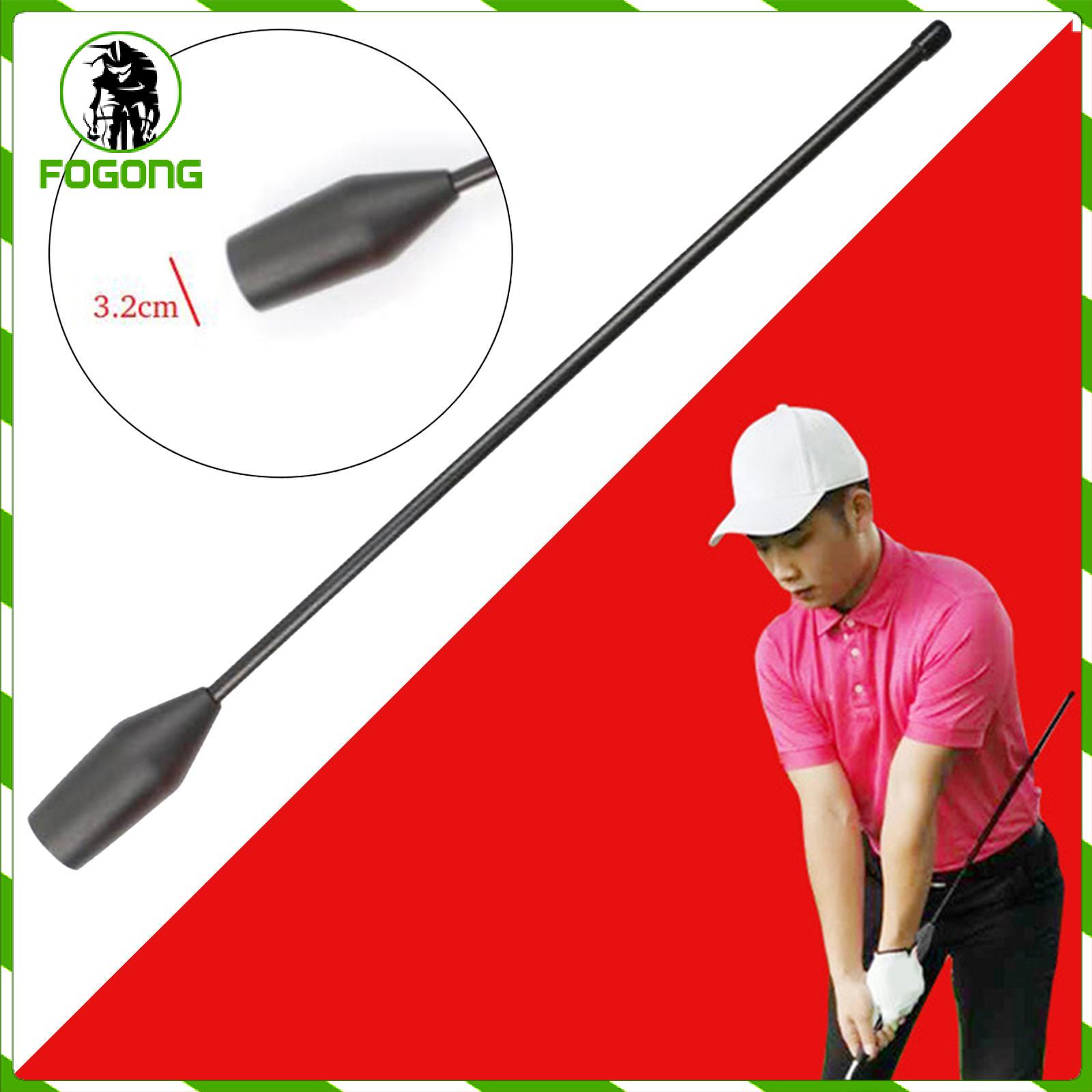 Fogong Golf Swing Trainer for Golfer Golf Chipping Practice Aid Stick Training