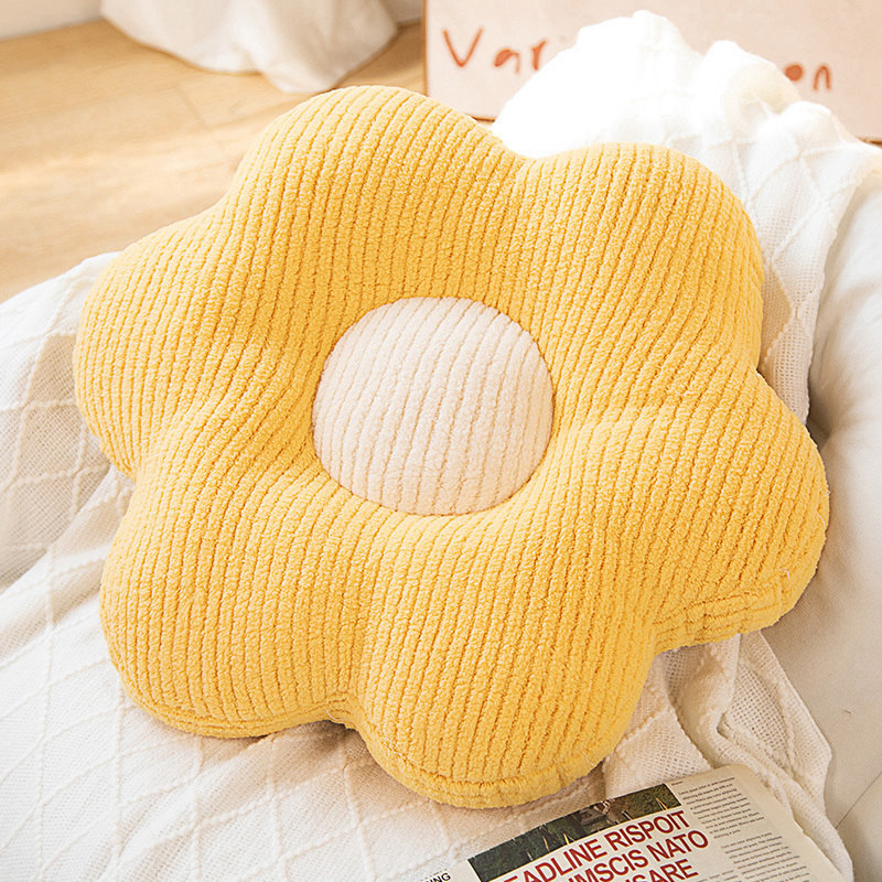 Wind flowers plush cushion pillow bedside sofa cushion bay window tatami futon floor pillow soft
