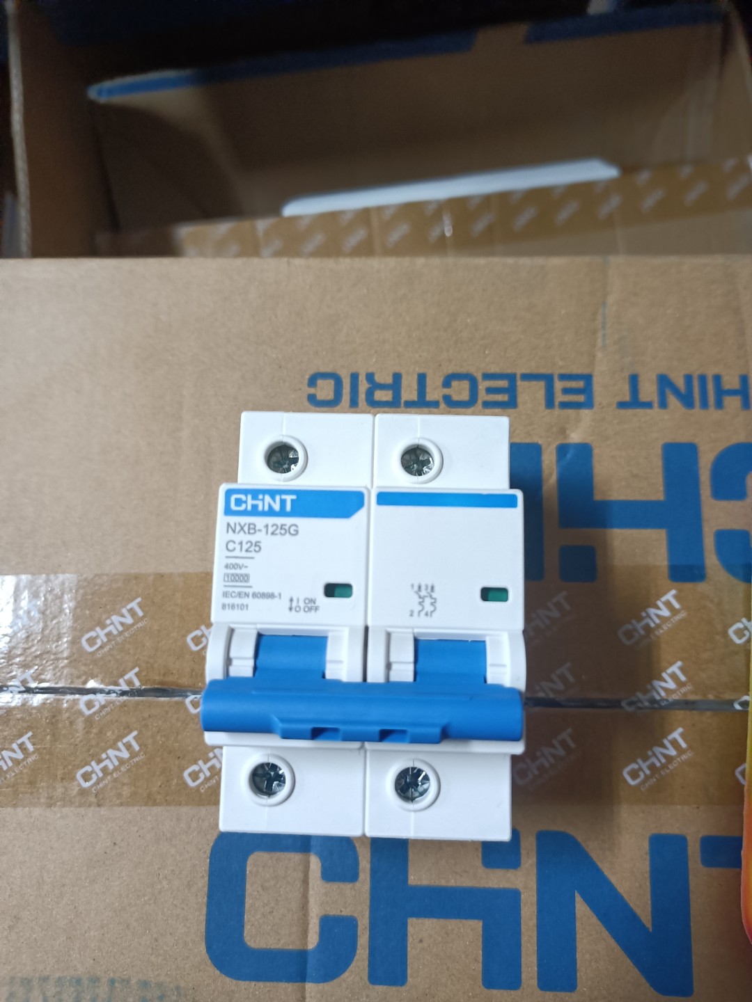 Aptomat MCB 2 Pha NXB-63 Chint 6A~63A, Dòng Cắt 6kA