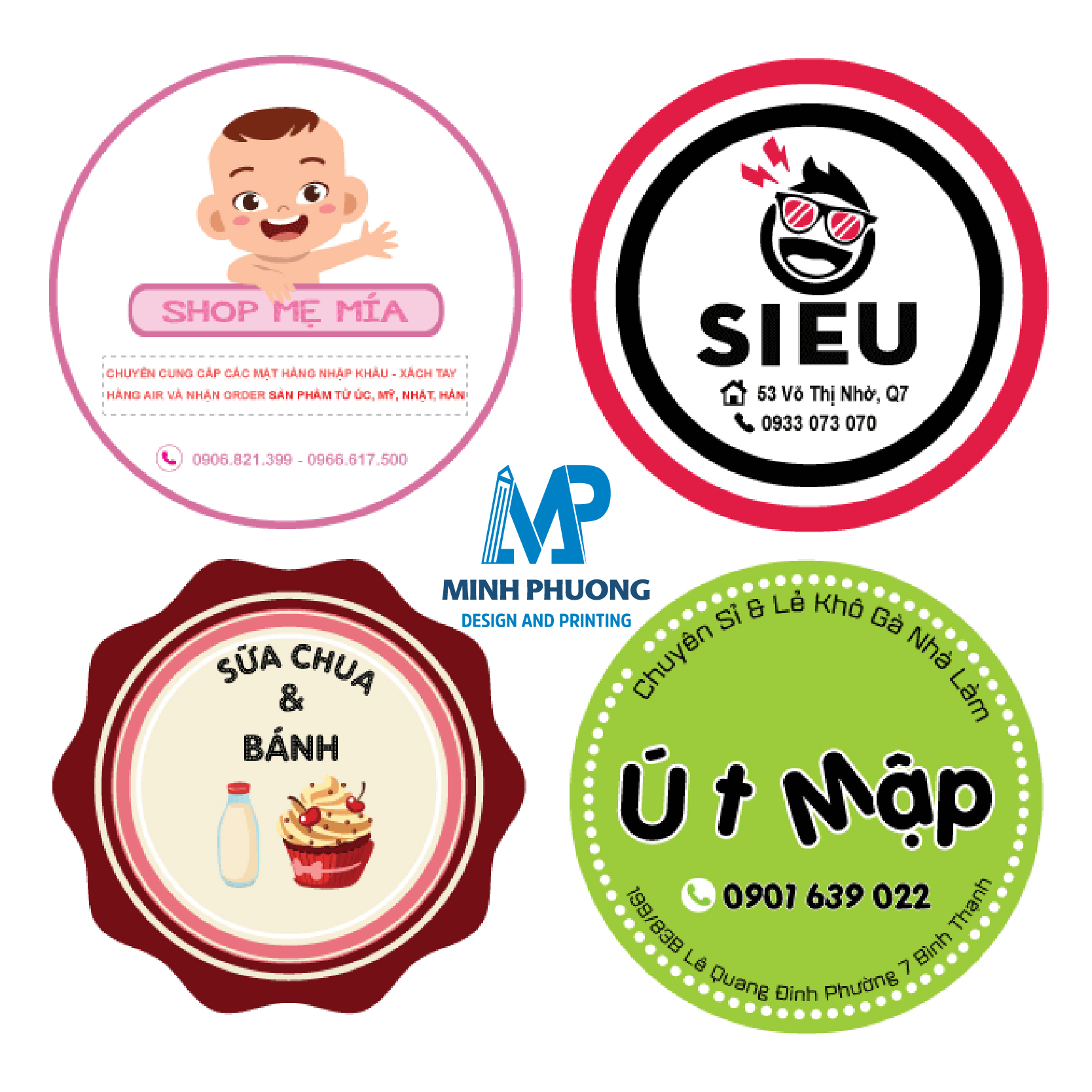 Tem giấy - in theo yêu cầu