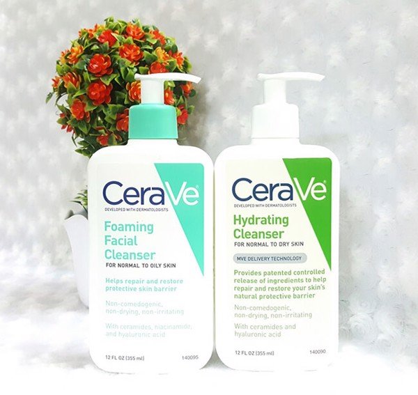 [FREE SHIP] Sữa Rửa Mặt Cerave Da Dầu Và Da Khô 236ml