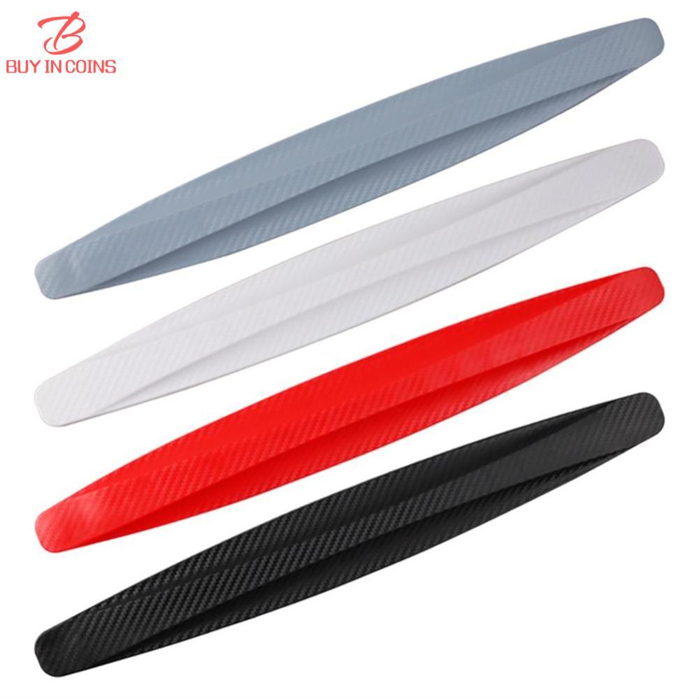 BC 2Pcs Car Bumper Protector Strip Guard Corner Protection Strips Scratch Protector Crash Blade Anti-collision Guard Lip Stickers