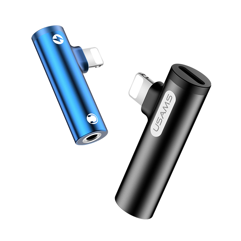NEW%20%E3%80%907efc9af3%E3%80%91USAMS%202%20in%201%20for%20apple%20to%203.5mm%20headphone%20adapter%20charging%20cable%20converter%20for%20iPhone%20xs%20xr%20x%208%207%206%20charger%20Audio%20-%20Image%202