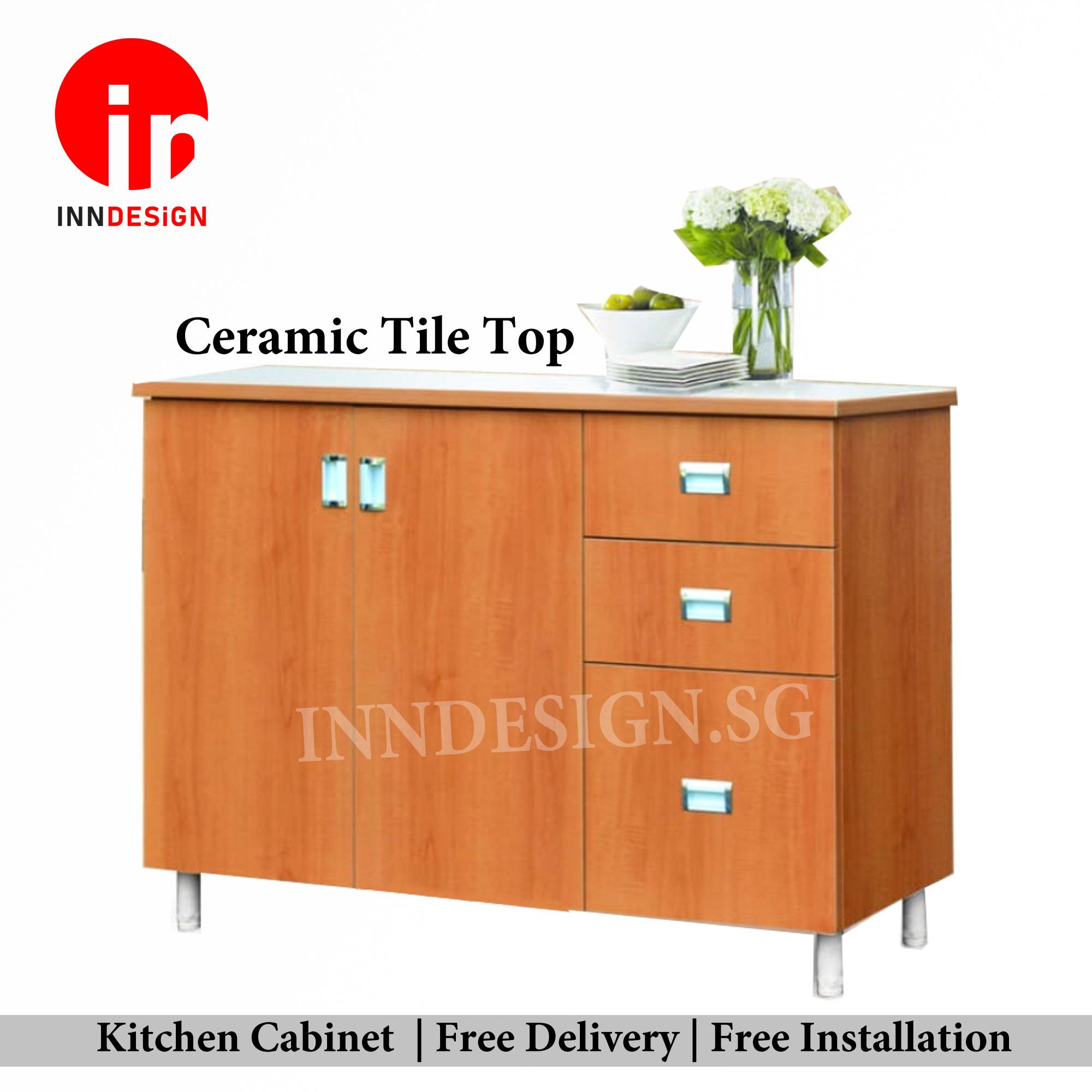 Aeli 4ft Solid Plywood Kitchen Cabinet Free Delivery And