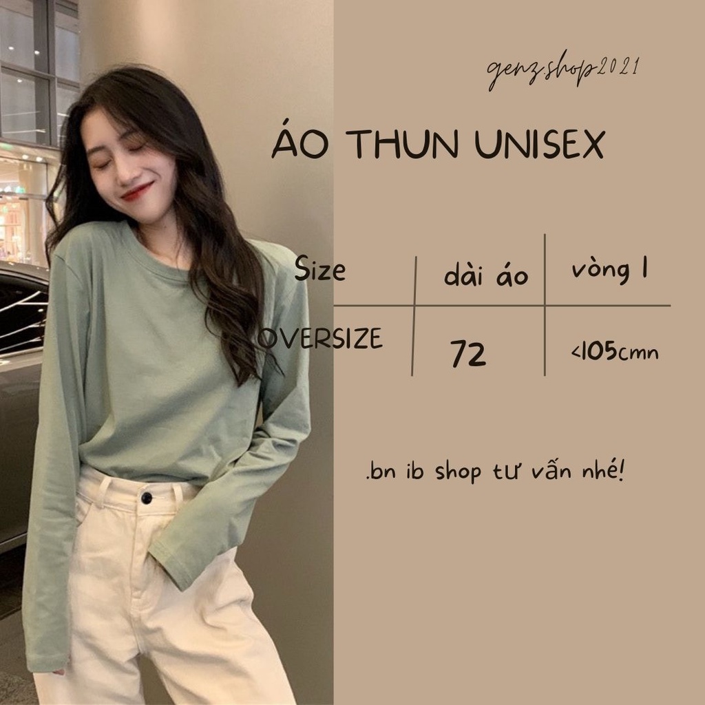 [Mã FATREND2810 giảm đến 30k tối đa 99k] ÁO THUN TAY DÀI 7 MÀU BASIC ĐỦ MÀU DỄ PHỐI ĐỒ TD231001