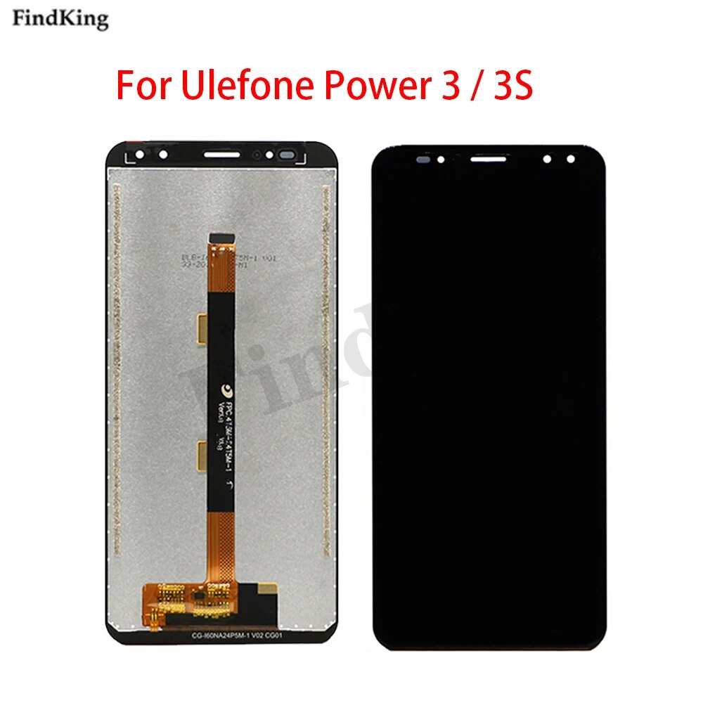 LCD Display Screen For Ulefone Power 3 3S 5 5S 6 LCD Touch Screen LCD Display Digitizer Assembly Replacement