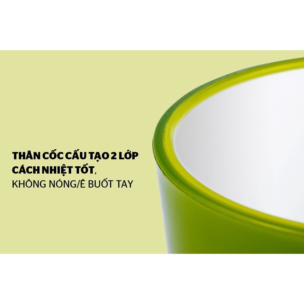 CỐC CÁCH NHIỆT 2 LỚP BIOZONE 310ML KB-CU310PGT