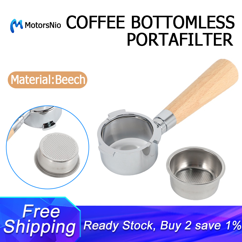 Coffee Bottomless Portafilter for Delonghi EC680/EC685 Filter 51MM Replacement Filter Basket Coffee Accessories