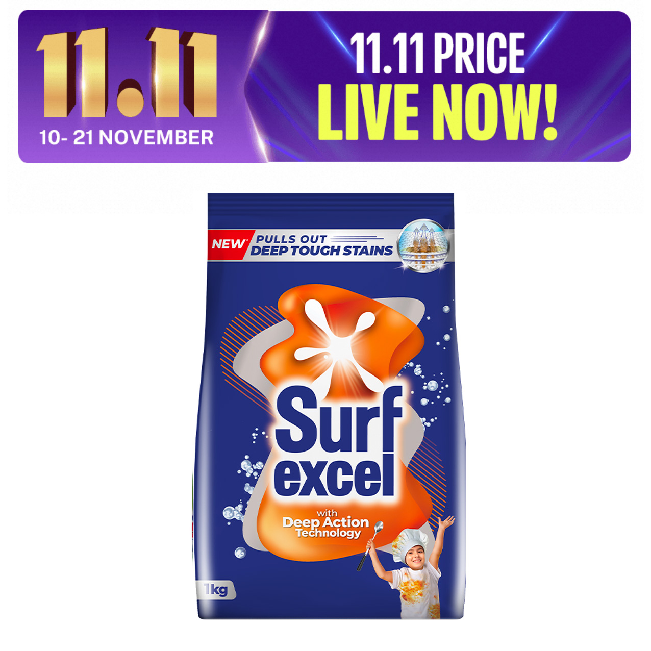 Surf Excel Washing Powder - 1KG