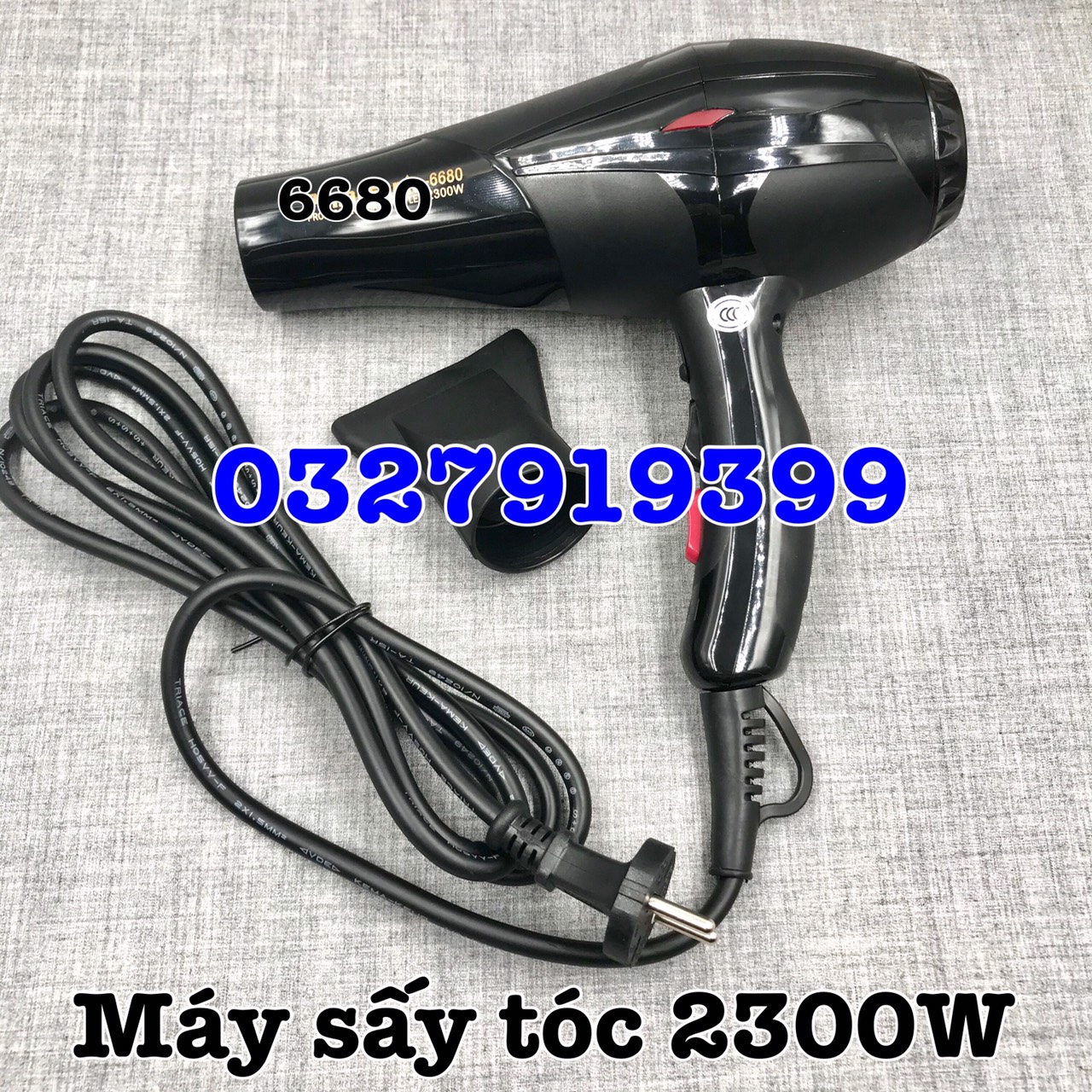 Máy sấy tóc cao cấp chuẩn salon 6668 2300W