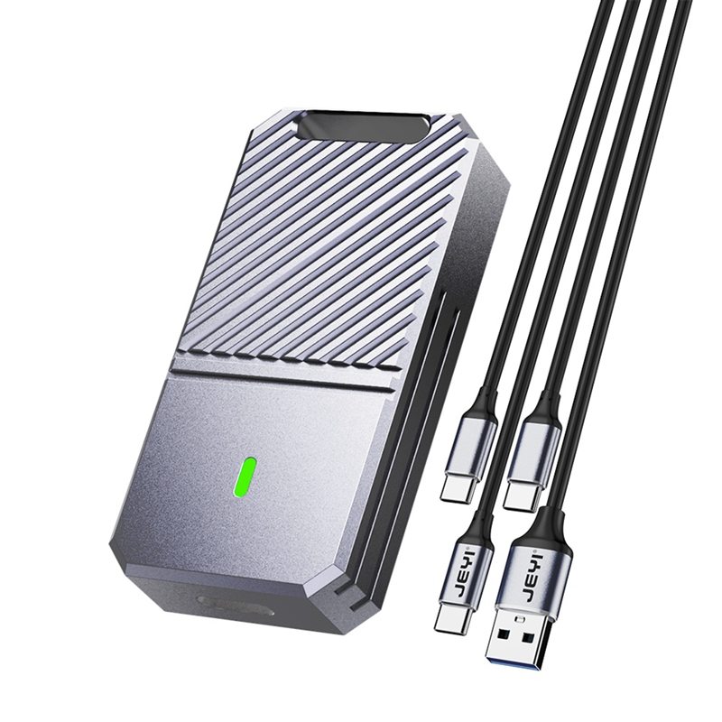 2230 nvme ssd enclosure, pcie usb3.2 10gbps aluminum m.2 case portable external solid state disk box