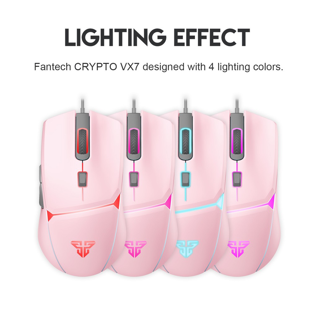 fantech mouse pink