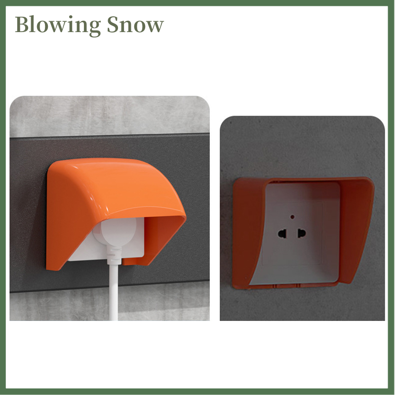 Blowing Socket Rain Cover 86 Type Universal Wall Socket Waterproof Box Protection Cover Socket Rainproof Cover