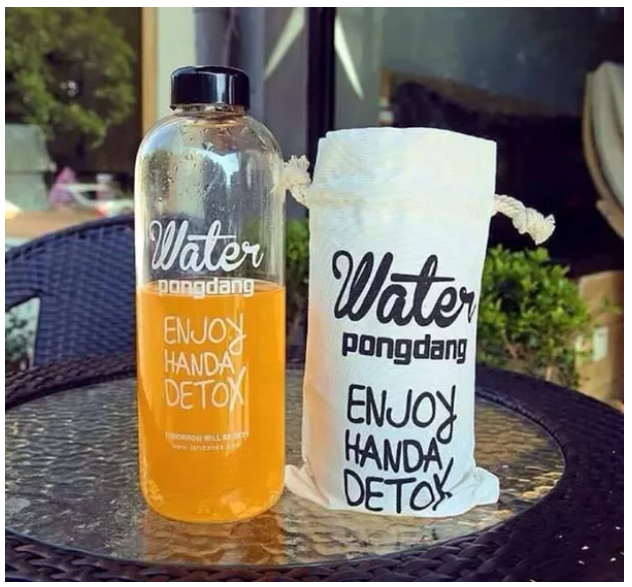 Bình Đựng Nước Thuỷ Tinh Detox 1000 Ml