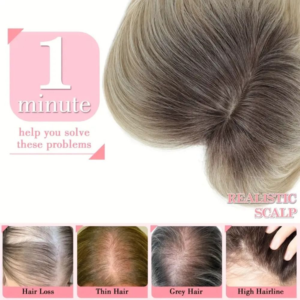 Seamless%20Ombre%20Topper%20Hair%20with%20Hair%20Bangs%20Long%20Wavy%20Curly%20Hair%20Synthetic%20Hair%20Toppers%20Natural%2022%20Inch%20Top%20Closures%20Hairpiece%20Increase%20Hair%20Volume%20-%20Image%203