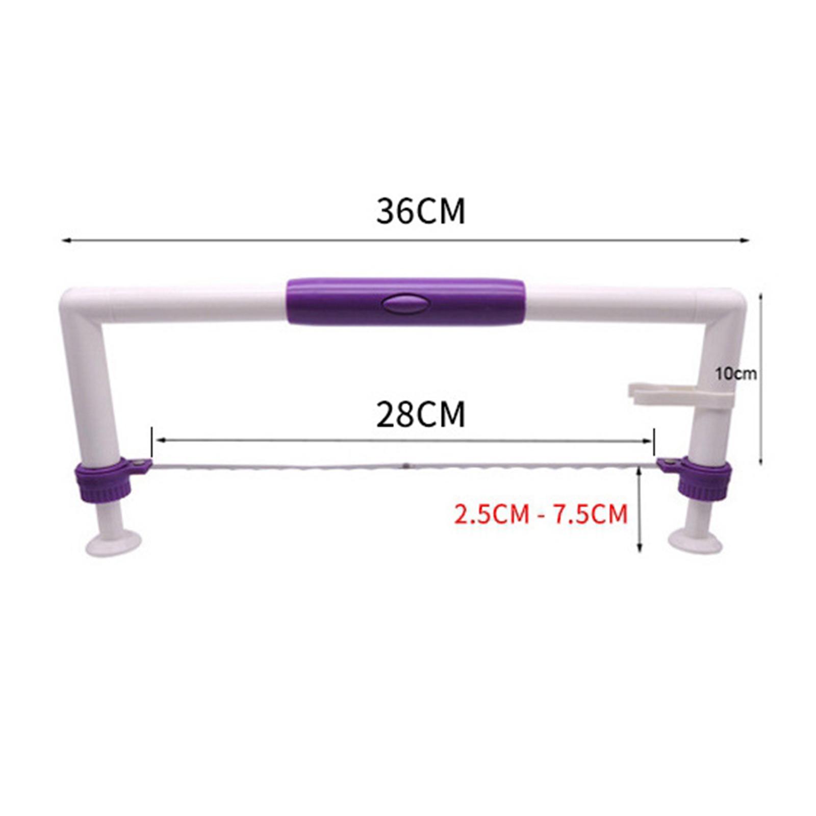 Toolsnest Adjustable Cake Leveler Cutter Kitchen Supplies Cake Decorating Tools Accs Cakes Toast Bread Slicer Saw for for Leveling Tops