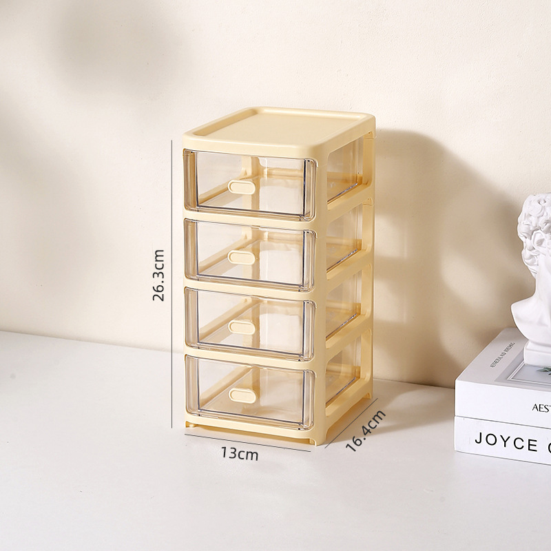 Desktop cabinet, storage cabinet, drawer-type, girl's heart, student stationery, mask box, skin care cosmetics, desk, storage box