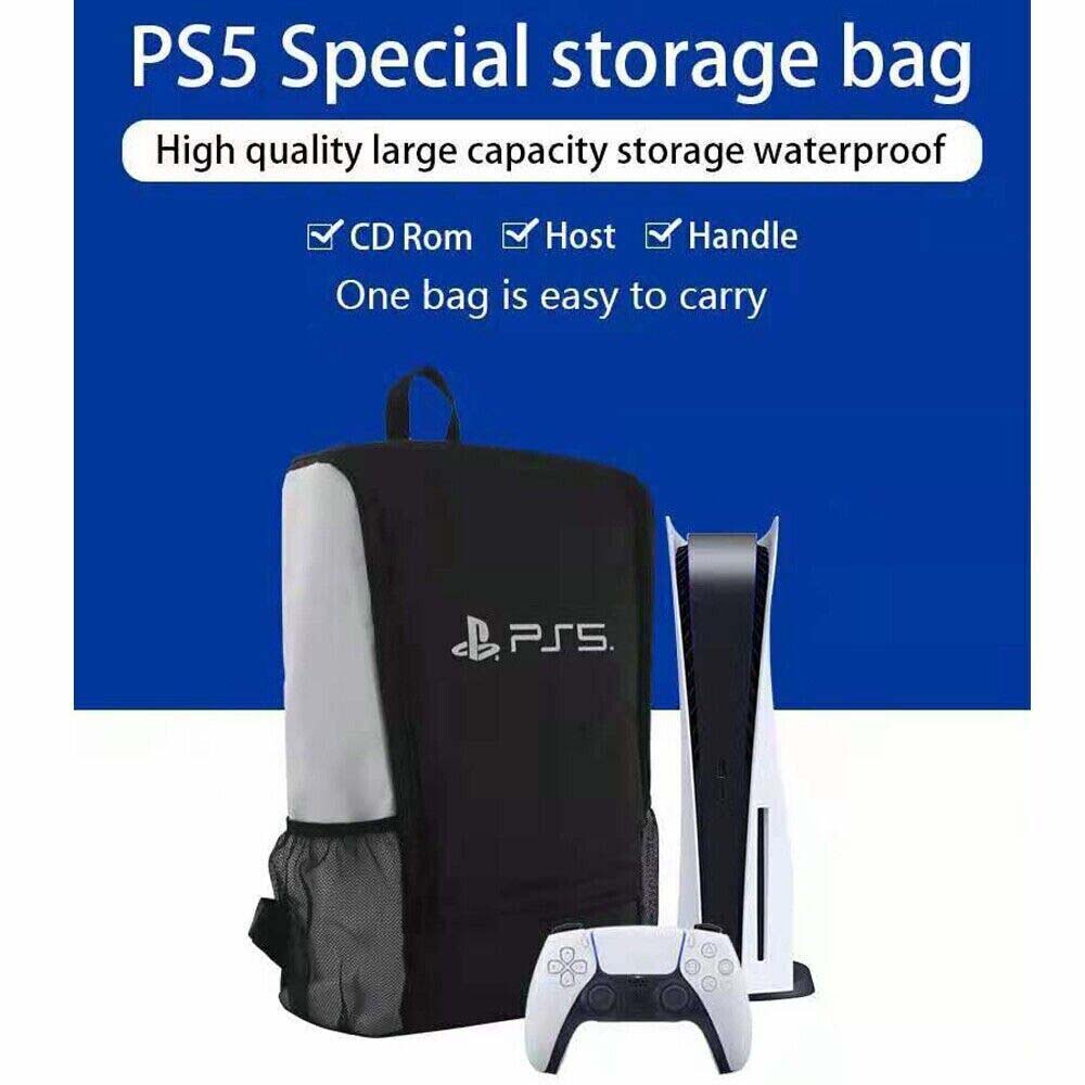 PS5 Bag Game Console Backpack for Sony Playstation 5 Console Travel Bag Host Back Pack Portable Satchel