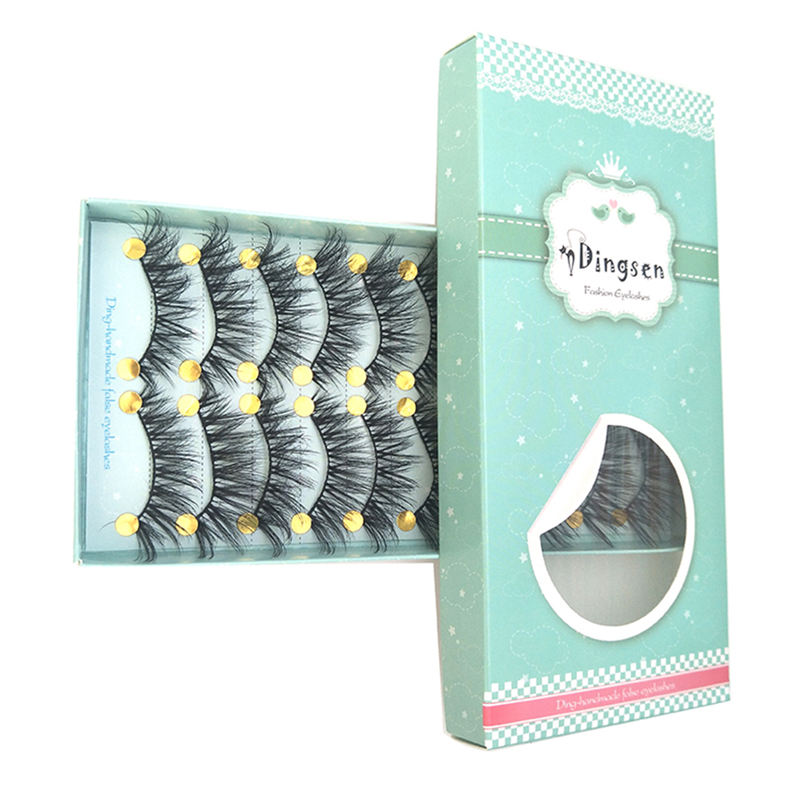 DINGSEN New 10 pairs natural false eyelashes lashes long makeup 3d mink lashes extension eyelash mink eyelashes for beauty. 