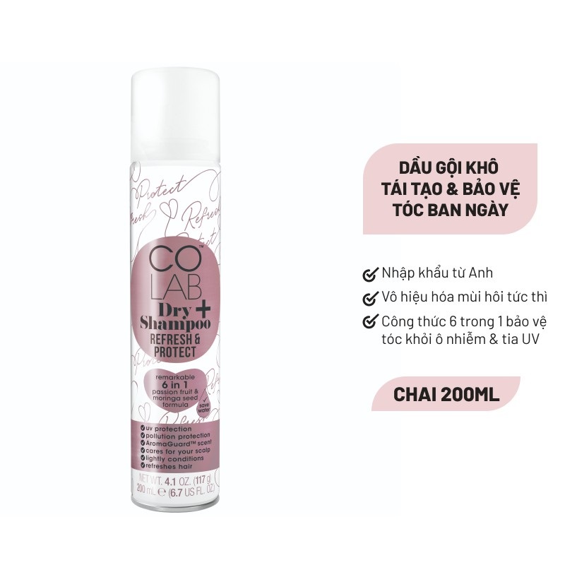Dầu Gội Khô Colab Dry Shampoo 200ml