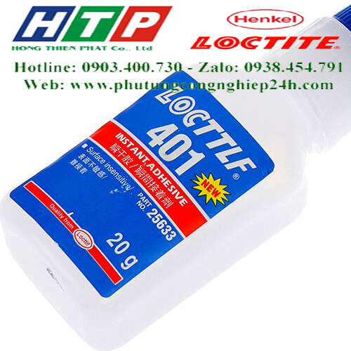 Thông tin kỹ thuật keo loctite 401 - 20gr