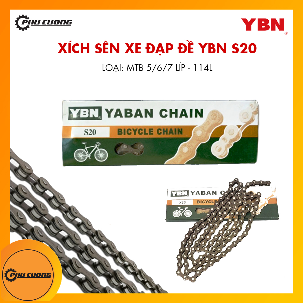 Sên xe đạp - Xích YBN S20 - 114L 5/6/7 Speed