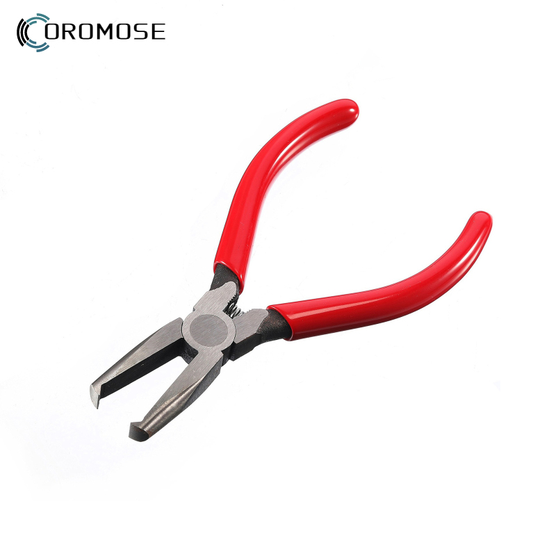 6 Inch Fret Puller Flat Head Plier Professional Guitar Bass String Fret Puller Fret Nipper Tool With Steel Plates