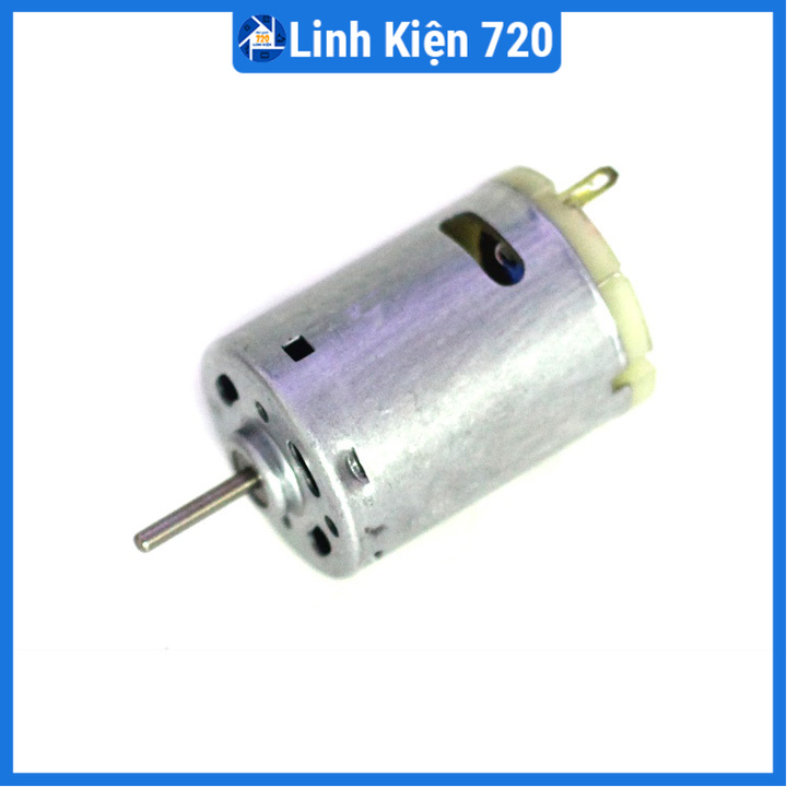 Động cơ DC RS385 12-36VDC tốc độ cao trục lắp 2.3mm