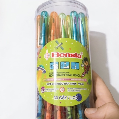Bút chì khúc, bút chì ngòi kim bensia