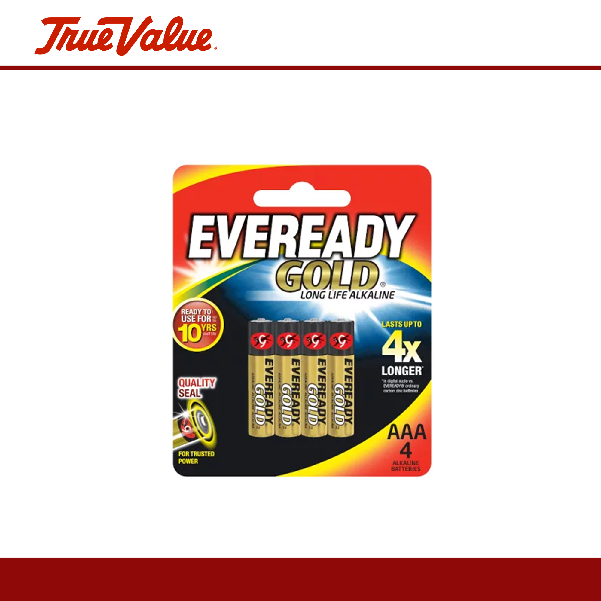 Eveready Gold 4 Aaa Batteries A92bp4 Lazada Ph 6354