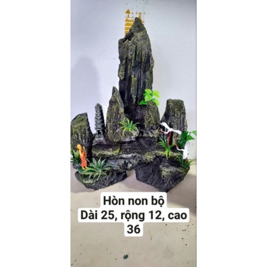 Hòn non bộ mini-núi đá bể cá