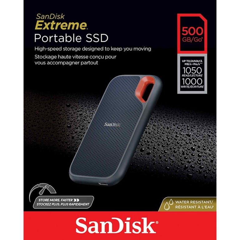 SanDisk Extreme Pro Portable 1TB External USB-C NVMe SSD Black  SDSSDE81-1T00-G25 - Best Buy