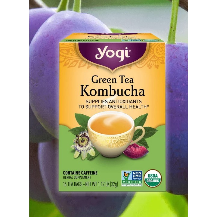 Green Tea Kombucha, 16 Tea Bags, 1.12 oz (32 g)