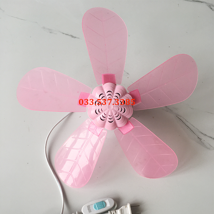 Quạt trần mini, quạt màn 5 cánh 32cm