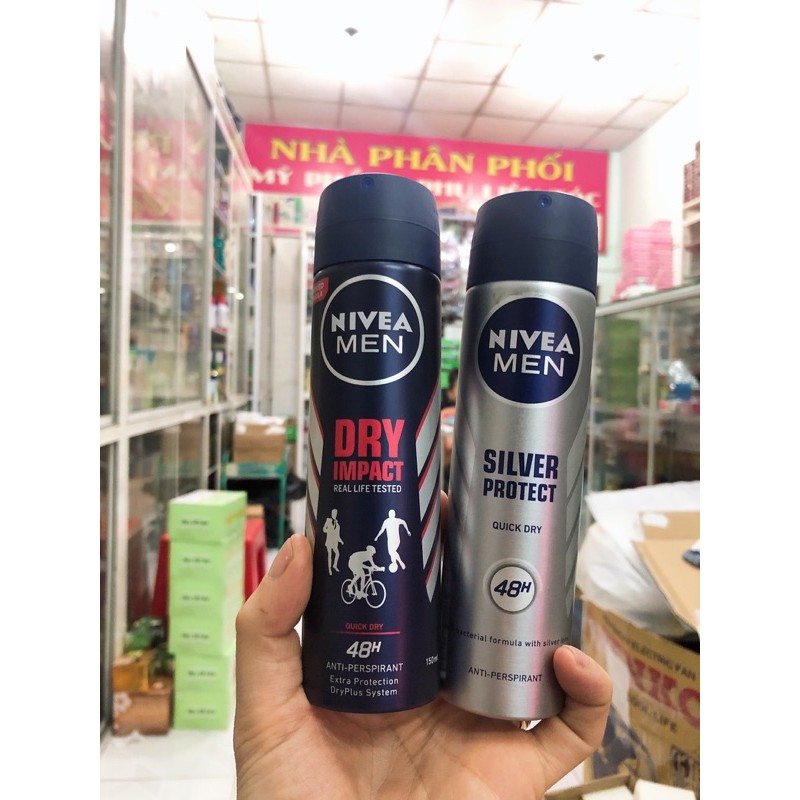 Xịt ngăn mùi toàn thân Nivea Men 150ml