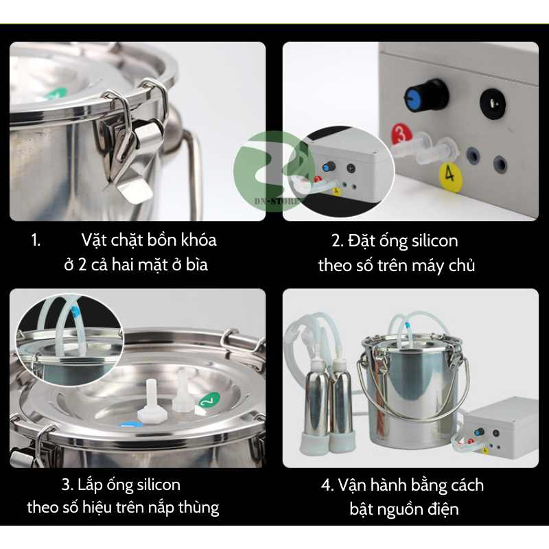 Máy vắt sữa bò dụng cụ vắt sữa