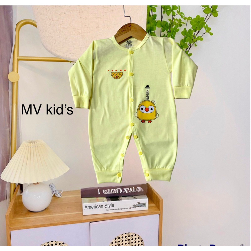 Body cotton liền thân cho bé sơ sinh