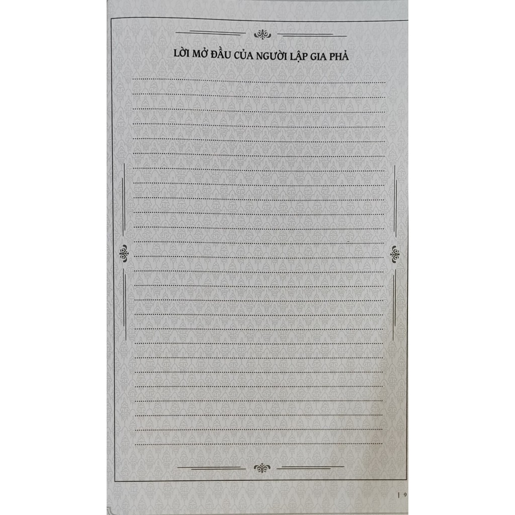 Sách Gia phả dòng tộc (bìa cứng) - Minh Thắng