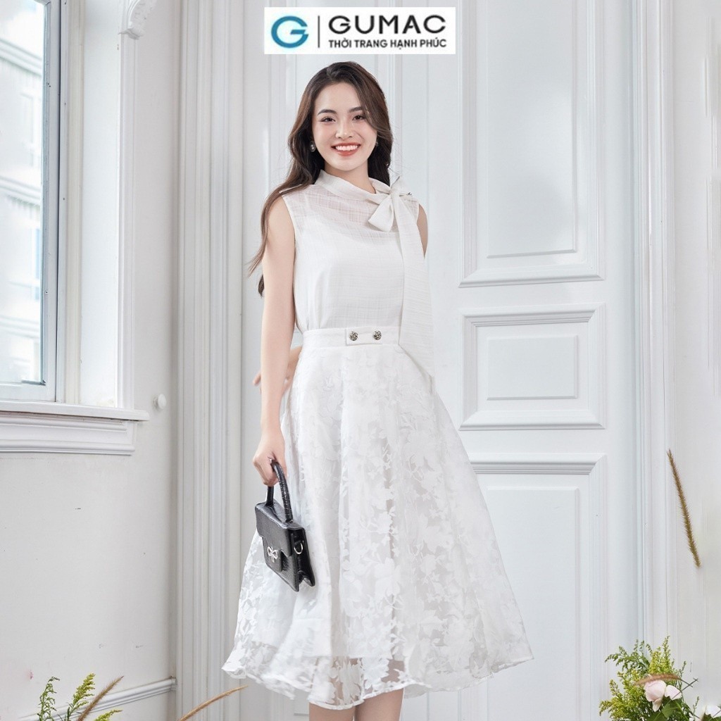 [SALE MẠNH |Voucher 8-12%] Chân váy A xòe thời trang GUMAC VD12034