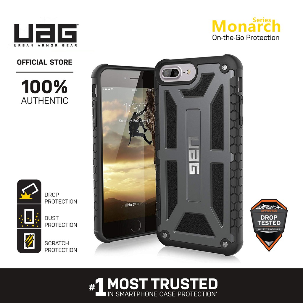 UAG Ốp lưng iphone 8 Plus / Ốp lưng iphone 7 Plus / Ốp lưng iphone 6 Plus / Ốp lưng iphone 6s Plus Cover Monarch with Rugged Lightweight Slim Shockproof Protective Ốp lưng iphone Casing