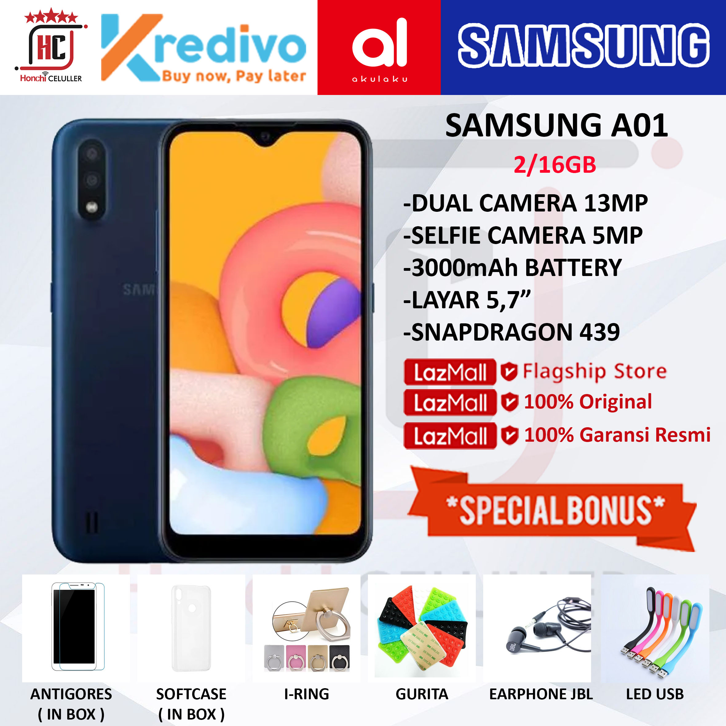 hp samsung a01 second