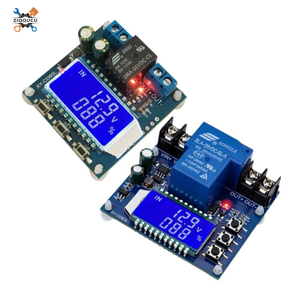 diymore slope CD60L 10A/CD63L 30A Battery Charging Discharge Control Module Full Power-Off DC Under-Voltage Power-Off Protection Module 6-60V