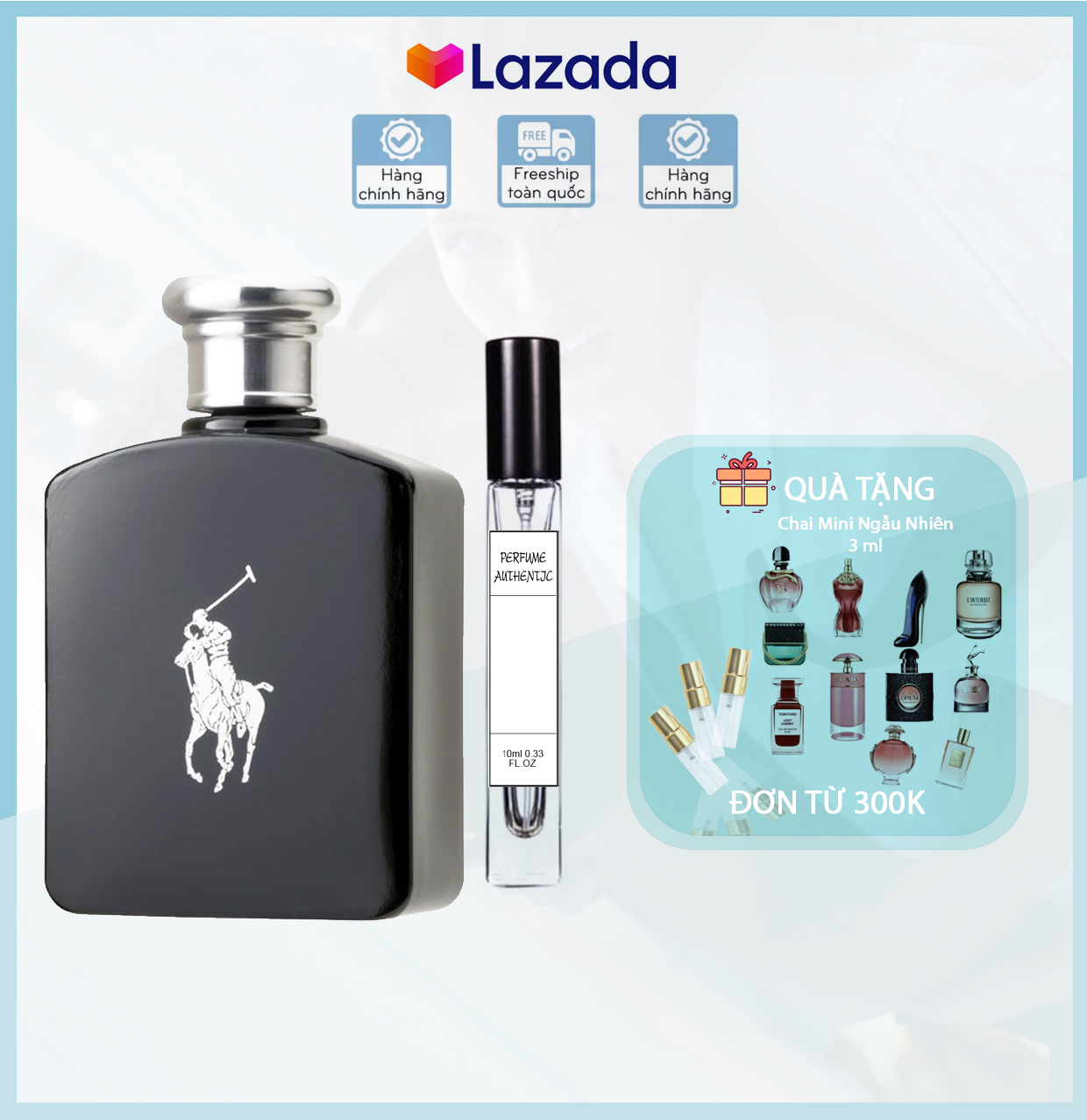 [chai chiết] Nước hoa nam Ralph Lauren Polo Black