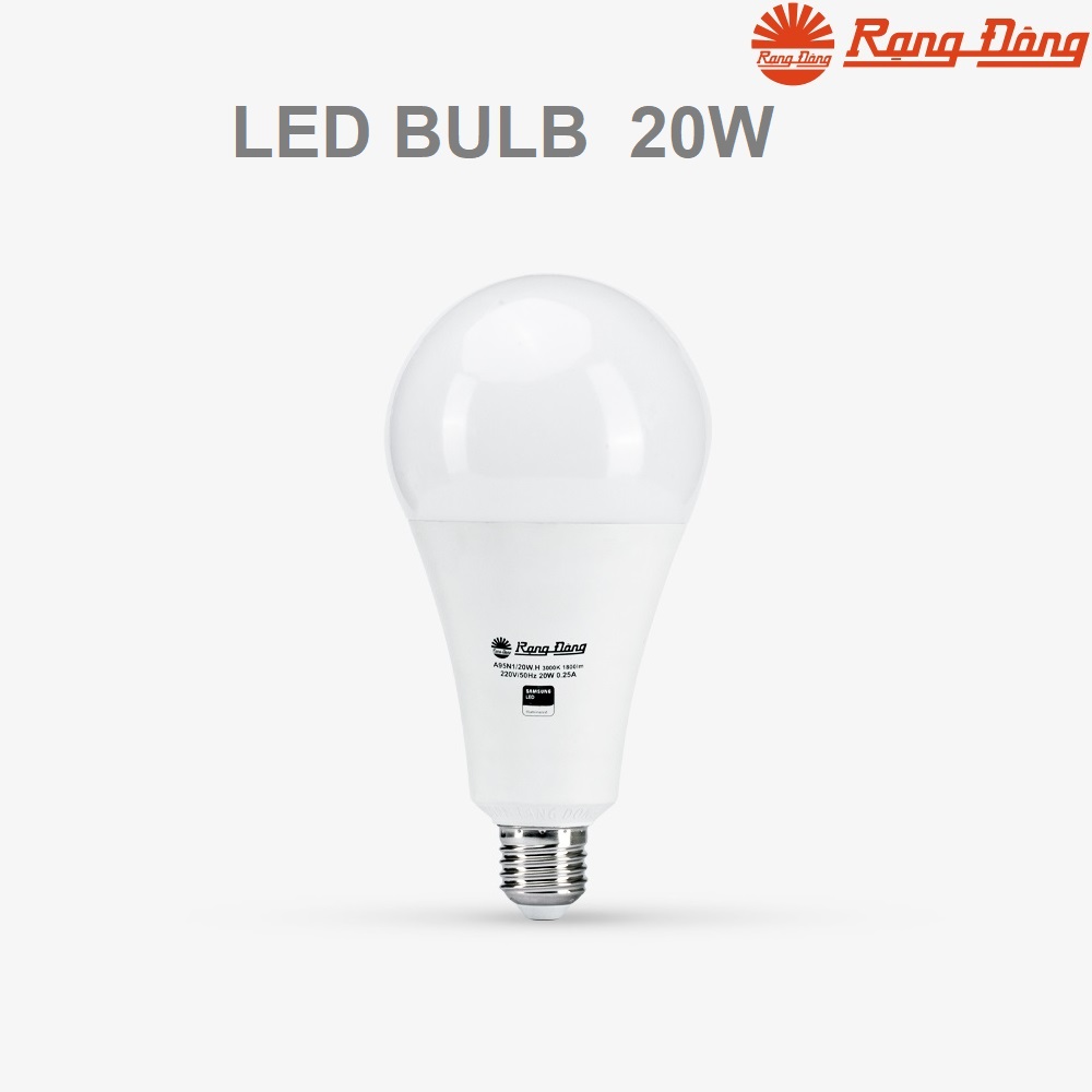 Bóng đèn led tròn 20w Rạng Đông