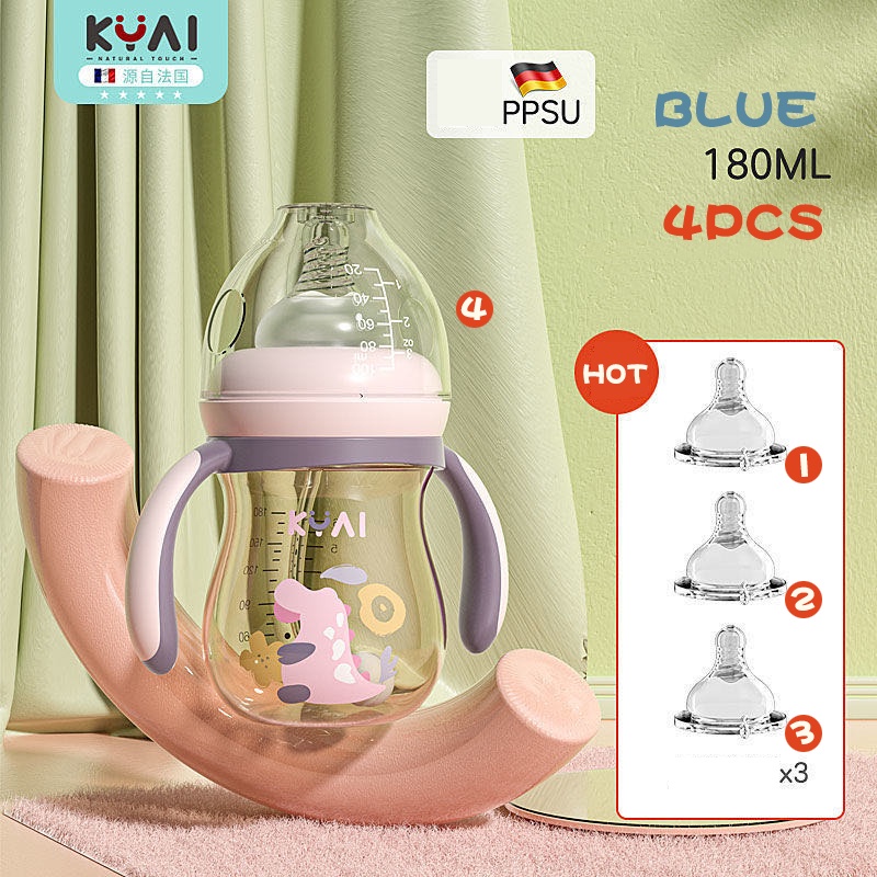 Bình sữa chống đổ dung tích lớn 240ml- 300ml cho bé