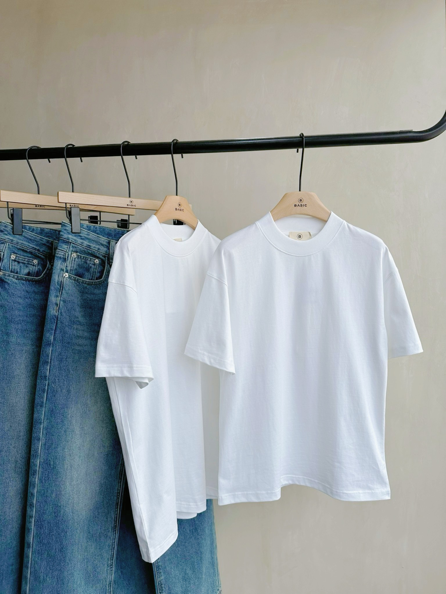 Áo thun trơn tay ngắn BASIC EVEN TEE