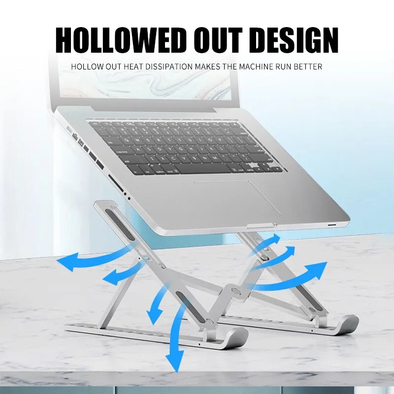 Portable Laptop Stand Adjustable Notebook Stand Adjustable Ergonomic Laptop Support Base Holder Notebook Laptop Base Computer Accessories