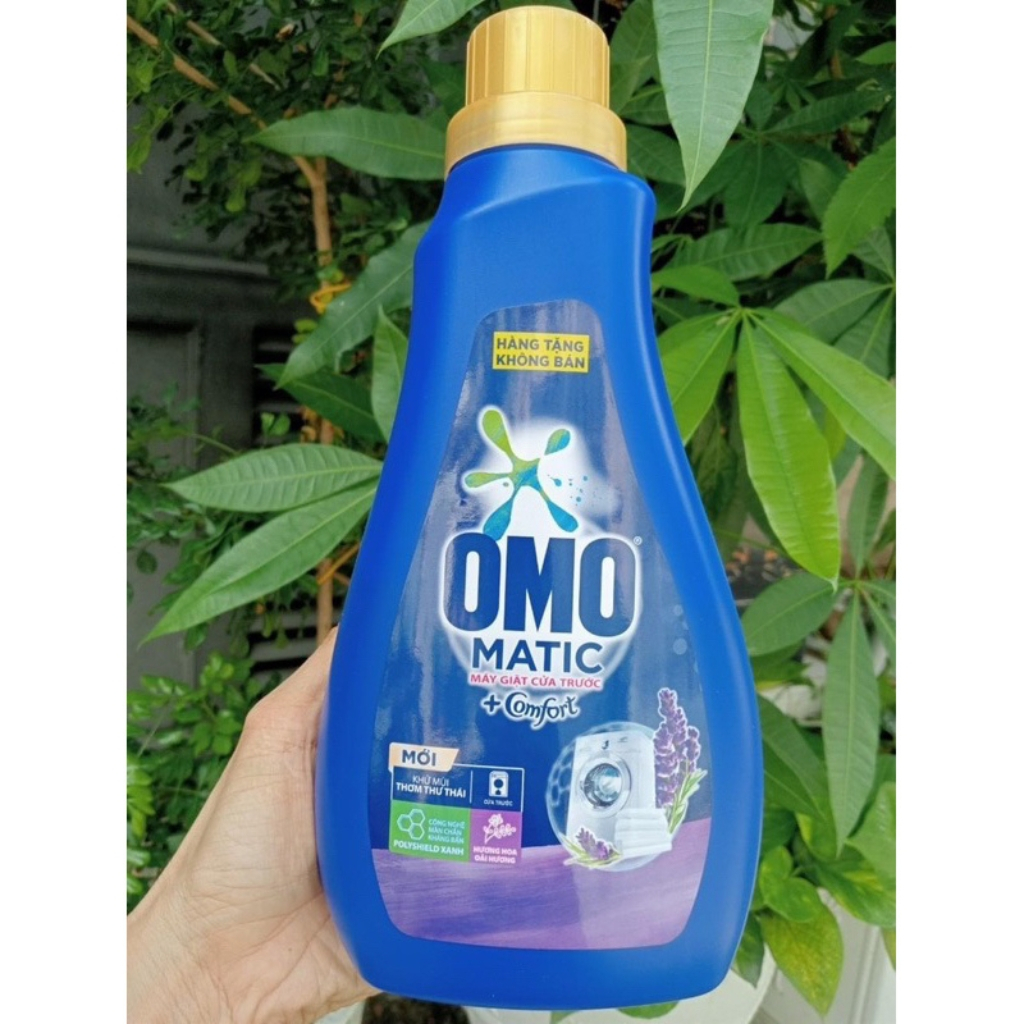 Nước giặt Omo Matic 720g dùng cho máy giặt cửa trước- Hàng Tặng